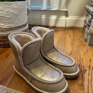 Cozy Metallic Boots